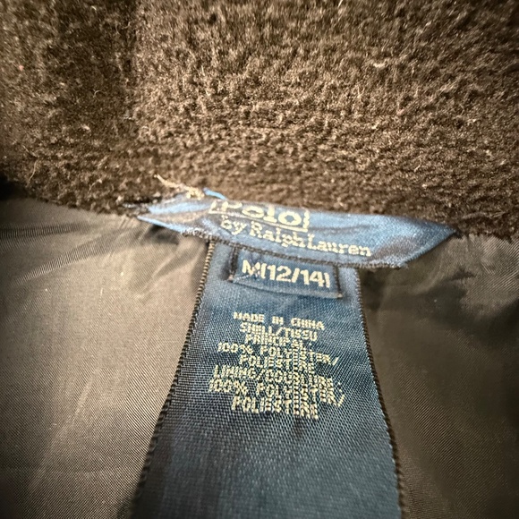 Polo Ralph Lauren Boys Puffer Jacket Navy 12-14 Down Fill FAIR CONDITION - Picture 8 of 16